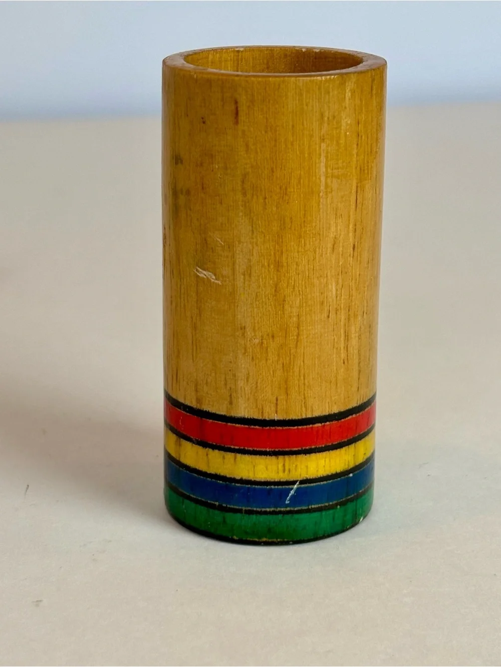 Hand-Painted Wooden Parrot Cocktail Picks with Bamboo Holder Set of 12 Tropical